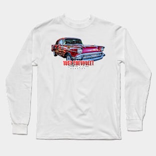 1957 Chevrolet BelAir 2 Door Hardtop Long Sleeve T-Shirt